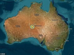 Un terremoto de magnitud 5,5 sacude el centro de Australia durante el largo fin de semana de Pascua