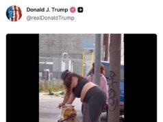 Trump se burla de la California de Gavin Newsom con un vídeo de escenas salvajes del centro de Los Ángeles