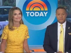 Savannah Guthrie dice “es bueno estar en casa” cuando regresa como presentadora de Today por primera vez desde que secuestraron a su madre Nancy.