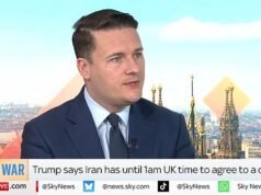 Wes Streeting abofetea a Trump después de las reprimendas de ‘Chamberlain’ Starmer, diciendo que la decisión del primer ministro de mantener al Reino Unido fuera de la guerra con Irán está ‘reivindicada todos los días’