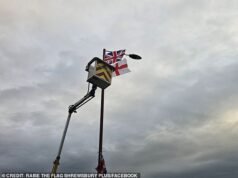 El Consejo retirará las banderas de la Unión y de San Jorge alegando temores de seguridad y afirmará que perseguirá a las personas que las pusieron para pagar los costos de su remoción.