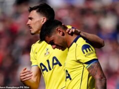 El capitán del Tottenham, Cristian Romero, acusado de enviar un ‘mensaje equivocado’ al equipo durante el partido del día