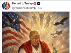 Ahora Donald ataca al Papa: critica a Leo como “débil” y luego publica una imagen de sí mismo como Jesús en una IA