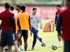 El Arsenal, afectado por la crisis, ve a CINCO estrellas de primera elección perderse el entrenamiento en vísperas del partido decisivo de la Liga de Campeones contra el Sporting, y solo unos días antes de viajar a Man City en un partido que deben ganar.