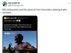 La BBC bajo fuego por eliminar el puesto de Gout Gout, mientras una amarga estrella estadounidense afirma que la sensación australiana será el “hazmerreír” en su próxima carrera