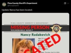 Indignación cuando el sheriff de Arizona publica un tweet MUY desafortunado sobre ‘Nancy’ mientras continúa la búsqueda de la madre de Savannah
