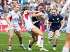 On The Road se une a una multitud récord en Murrayfield… pero los escoceses sólo pueden maravillarse ante la conmoción y el asombro de los campeones mundiales de Inglaterra.