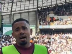 La estrella del Arsenal, Gabriel Jesús, se enfrenta a un fanático abusivo del Manchester City después de ser apodado ‘Judas’, a pesar de ganar 11 trofeos con el club.