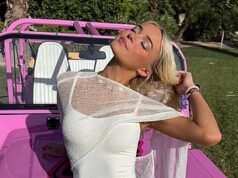 Livvy Dunne acelera los corazones cuando se asocia con Sydney Sweeney para modelar para la atrevida marca de lencería de la actriz.