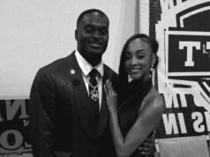 La impresionante novia del corredor estrella Jeremiah Love ofrece a los fanáticos una mirada detrás de escena del Draft de la NFL