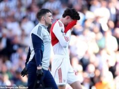 El fracturado ataque del Arsenal se está debilitando en el peor momento posible y su lucha por el título podría depender enteramente del estado físico de Kai Havertz, incluso con el regreso de Bukayo Saka, escribe ISAAN KHAN