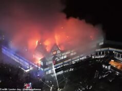 Un infierno ardiente desgarra el techo de un club nocturno LGBT+: un hombre de 51 años es arrestado bajo sospecha de incendio provocado