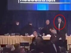 Hombre aclamado como héroe por saltar frente a Trump tan pronto como se hicieron disparos afuera de la cena de corresponsales de la Casa Blanca