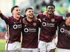 La estrella del Hearts, Claudio Braga, admite que para algunos en Gorgie el dinero apenas está empezando a caer mientras los chicos de Escocia revelan la enormidad de un título en Tynecastle.