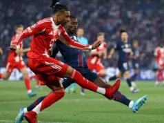 PSG 1-1 Bayern Munich – Liga de Campeones EN VIVO: Últimos resultados, noticias del equipo y actualizaciones mientras Kvicha Kvaratskeli restablece la paridad con un magnífico gol después de que Harry Kane anotara un penalti sin nervios en casa en un gran choque de ida de semifinales