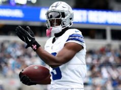 George Pickens de los Cowboys se une a AJ Brown de los Eagles y Aaron Rodgers de los Steelers en la cima de los asuntos pendientes de la NFL