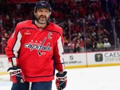Alex Ovechkin anota dos veces, anotando 30 goles en su vigésima temporada, mientras Caps gana