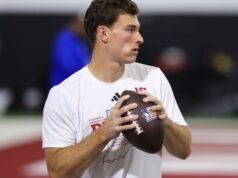 El esperado No. 1 Fernando Mendoza se presenta al Indiana Pro Day