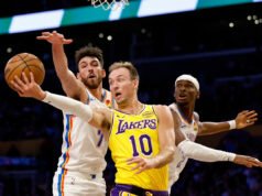 Los Lakers, con escasez de personal, atacados nuevamente por el Thunder, a punto de caer al quinto lugar en el Oeste