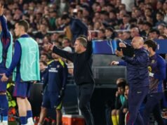 La película del Barcelona está furiosa por el extraño rojo perdido en la derrota