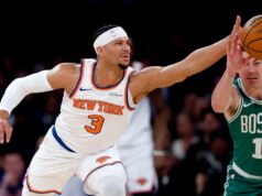 Jayson Tatum anota 24 para los Celtics en el primer partido en el Madison Square Garden desde la lesión del tendón de Aquiles, pero los Knicks ganan