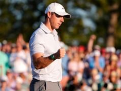 Rory McIlroy lidera por 6 golpes para establecer récord del Masters de 36 hoyos