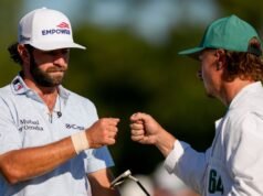 Cameron Young surge en el Masters y empata a Rory McIlroy en el liderato