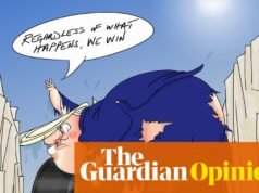 Nicola Jennings sobre Trump y el Estrecho de Ormuz – caricatura