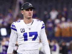 Según los informes, los Cowboys firmaron al K Brandon Aubrey con una extensión de cuatro años y $28 millones, lo que lo convierte en el pateador mejor pagado.