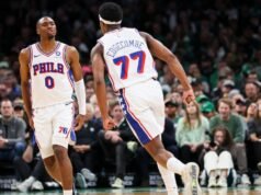 VJ Edgecombe y Tyrese Maxey de los 76ers ganan el segundo juego contra los Celtics