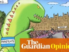 Jason White sobre Keir Starmer perseguido por el escándalo Mandelson – caricatura