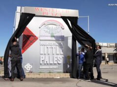 Se presenta el segundo letrero de “Pequeña Palestina” en Westfield Plaza en Bridgeview