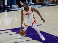 Rockets descartan a Kevin Durant para el Juego 5 vs. Lakers por lesión de tobillo
