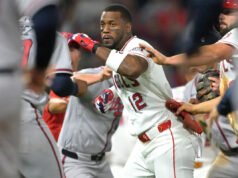 La suspensión de Jorge Soler habría sido reducida a 4 juegos más de una semana después de la pelea Angelinos-Bravos