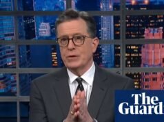 Colbert sobre el cambio de tono de Trump sobre Irán: “Es una estrategia militar conocida como iniciar un rompecabezas de 1.000 piezas” | Resumen de televisión nocturna