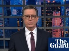 Colbert sobre el discurso de Trump sobre Irán: viejas noticias ‘producidas por una tortuga narcotizada’ | Resumen de televisión nocturna