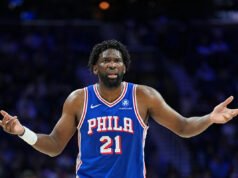 76ers y Joel Embiid envían mensajes contradictorios sobre si el centro juega contra los Wizards: “Debe ser una broma del Día de los Inocentes”
