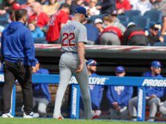 El abridor de los Cachorros, Cade Horton, se marcha después de 1 entrada contra los Guardianes por molestias en el antebrazo