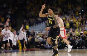 Final Four 2026: la estrella de Michigan, Yaxel Lendeborg, regresa contra Arizona después de abandonar el juego por lesiones en el tobillo y el ligamento colateral medial