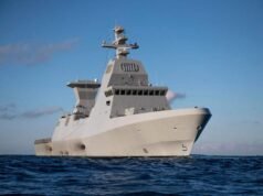 Un barco misilístico de la Armada israelí intercepta un dron de Hezbolá lanzado hacia Israel