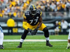 Se informa que el estado del LT Broderick Jones de los Steelers está en cambio con el Draft de la NFL, la decisión de Aaron Rodgers es inminente