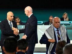 El jefe de la Federación Palestina ataca al vicepresidente de la Federación Israelí en el Congreso de la FIFA