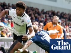 Noah Caluori repite cinco intentos mientras los sarracenos derriban Sorry Sale 85-19 | rugby de primer nivel