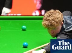 La estrella adolescente del billar Stan Moody hace una declaración de Crucible contra Kyren Wilson | Campeonato Mundial de Billar