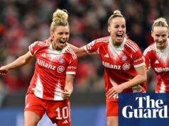 El doblete tardío ayuda al Bayern a vencer al Manchester United en la semifinal de la Liga de Campeones femenina | Liga de Campeones femenina