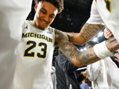 Yaxel Lendeborg pasó 36 minutos plagados de lesiones en la victoria de Michigan por el título de la NCAA sobre UConn: “Me siento horrible”