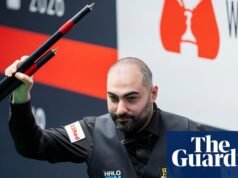 Vafaei califica la respuesta de Crucible Snooker a Wimbledon después de calificarlo de “apestoso” en 2024 | Campeonato Mundial de Billar