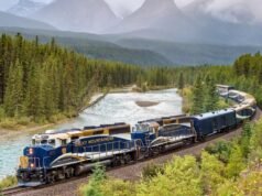 La ruta ferroviaria más nueva de Canadá a través de parques nacionales solo estará disponible en el verano de 2026