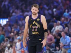 Luka Dončić fuera por lesión en el tendón de la corva en una noche desastrosa para Lakers vs.Thunder