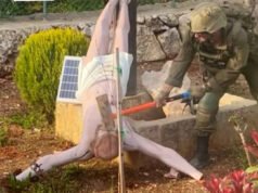 Israel condena a 30 días de prisión al soldado que atacó la estatua de Jesús